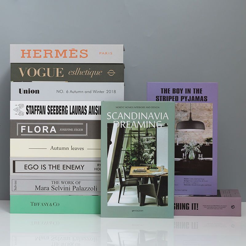 Perfume Book Storage Box Rose Decorative Books Fashion Magazine Coffee Table Books Home Decor Shooting Props Bedroom 250113