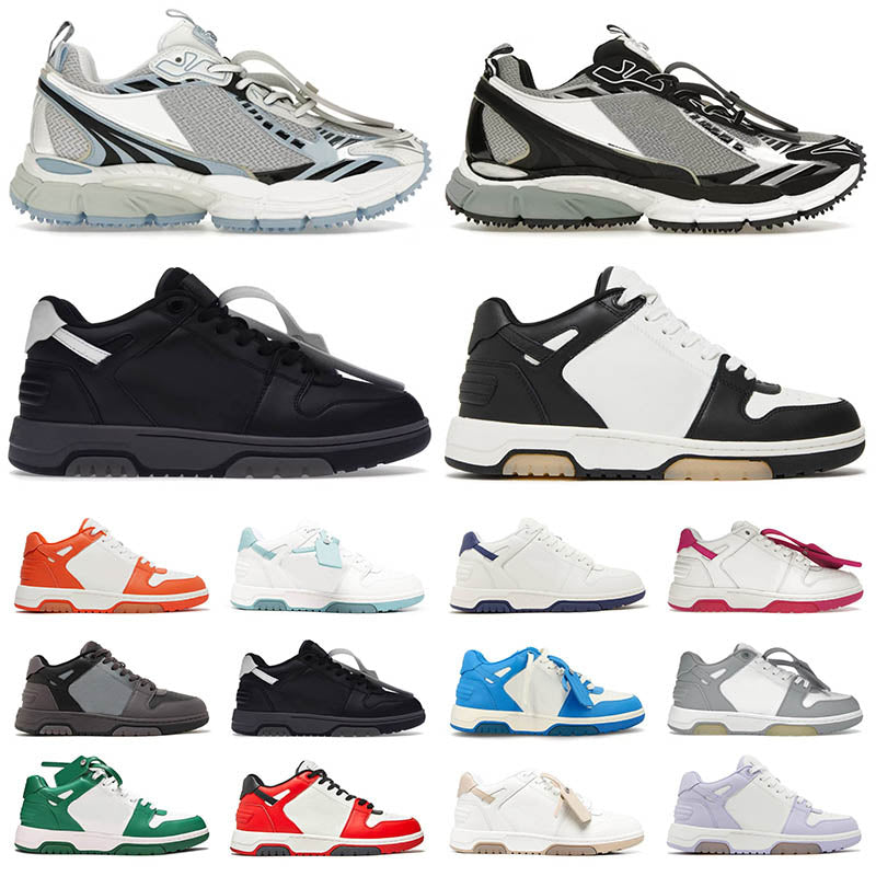 Out Of Office Designer Outdoor Shoes For Mens Womens Ooo Low Tops Plate-Forme Walking Light Blue Luxury Shoes Black Pink Sport Sneakers Trainers