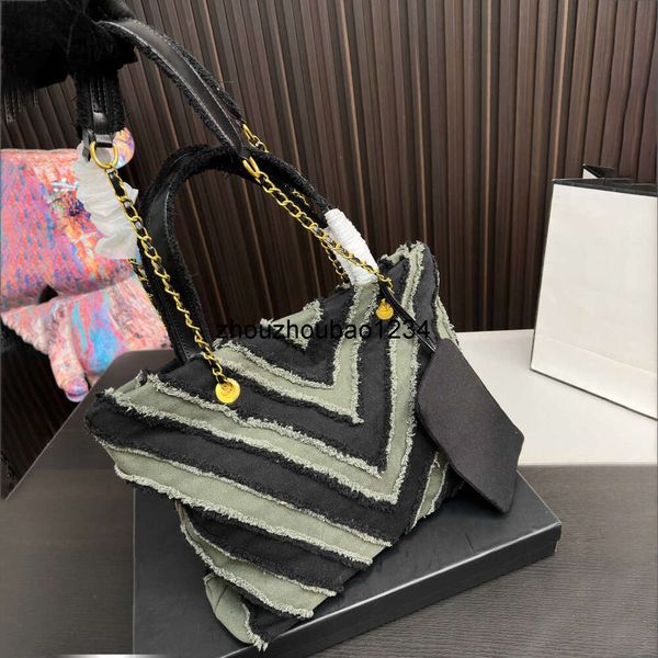 channelhandbag chanal Women Vintage Denim Designer Totes Shopping Bags Luxury Clutch Canvas Womens Handbags Bag High Quality Crossbody Purse