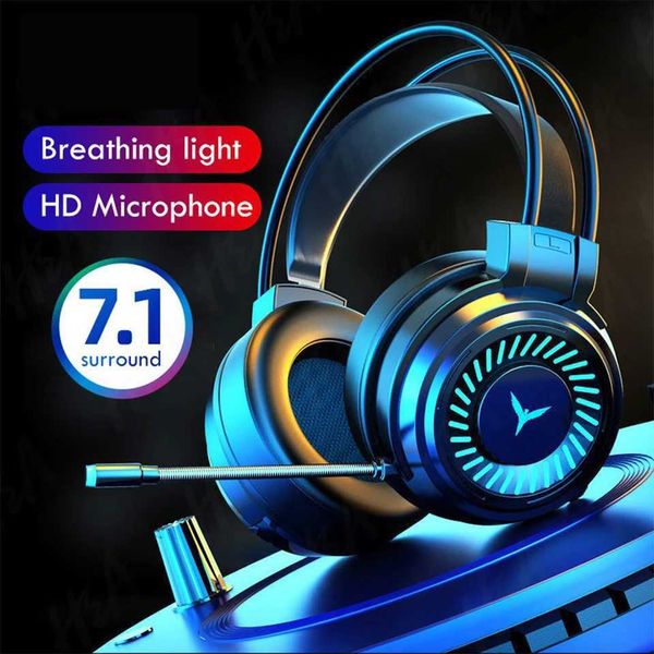 Headsets 7.1 Stereo surround ear headphones with microphone LED light noise cancellation suitable for PC 5 Xbox G60 gaming headphones CL2501