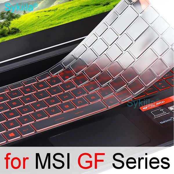 Keyboard Covers MSI GF65 Thin GF63 GF75 Thin GF72 GF72VR GF62 GF62VR Silicone Protective Skin Shell Gaming Laptop Accessories 17 z0114