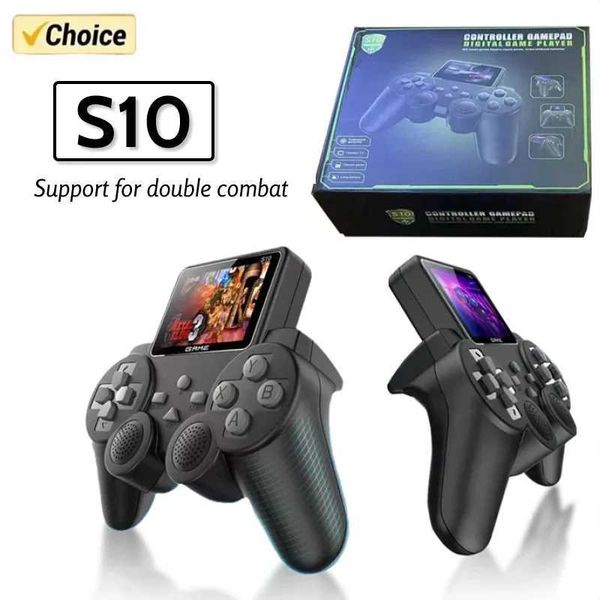 Game machine S10 Mini Remote Control Handles Handheld Console 520 Games AV Output Video Two Player Controller Kids Gift 8-Bit Z241102