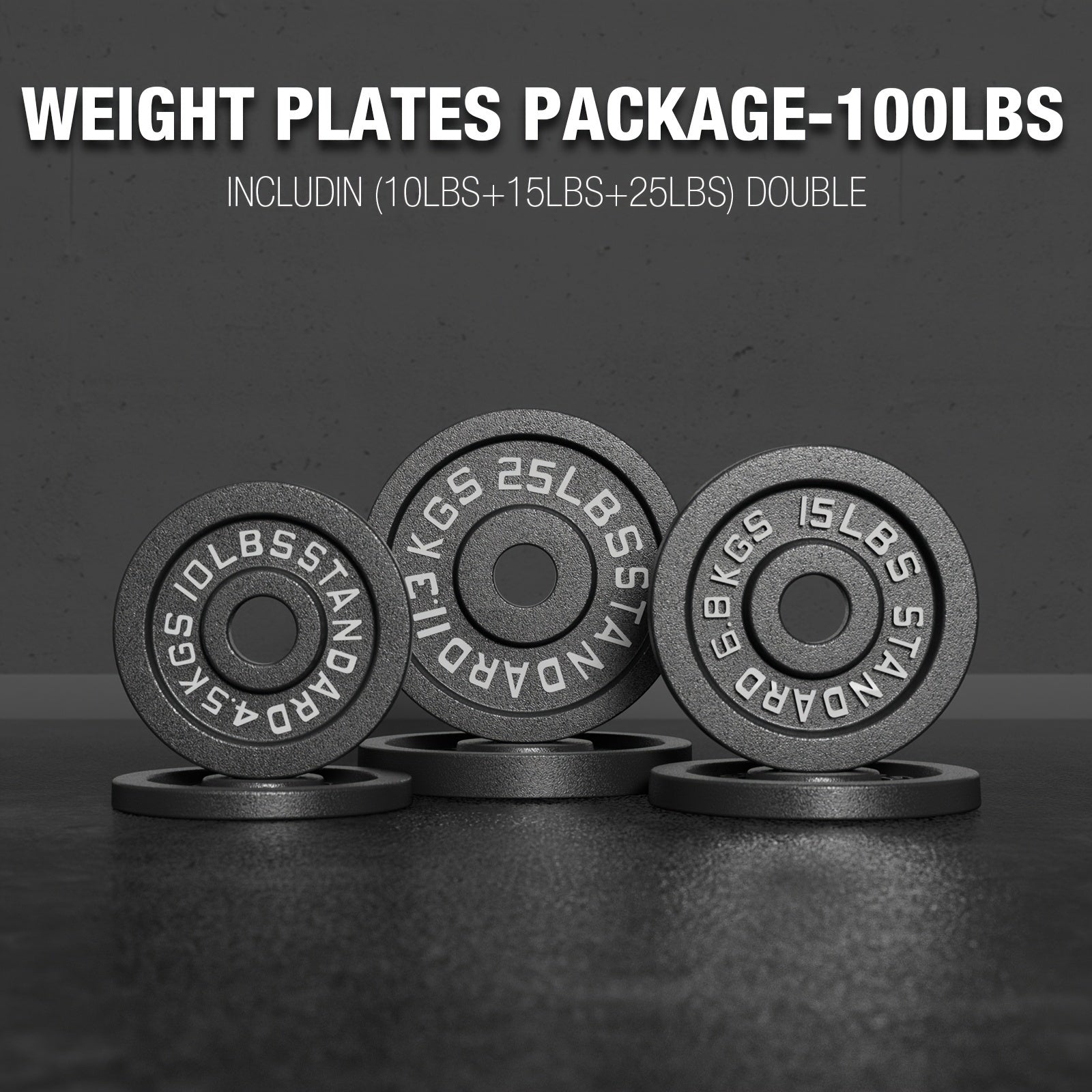 TEMU 2-inch Bumper Weight Plates With Grip For Strength Training And Weight Lifting, Weight Plates