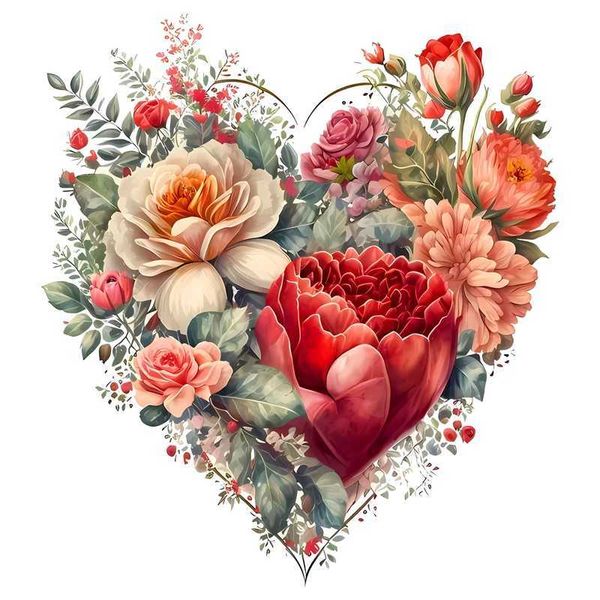 Wooden jigs puzzle beautif love flowers a fun and challenging game Christmas gift birthday gift perfect gift Z250117