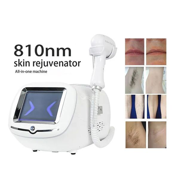 Desktop 810nm Diode Laser Hair Removal Ice Cooling System Hair Removal Skin Rejuvenation Skin Whitening Machine Equipment