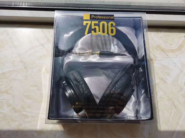 Head Band Stereo Headphones Computer Game DJ Monitor studio headset monitor earphone MDR 7506 for Recording Music Studio and make a movie