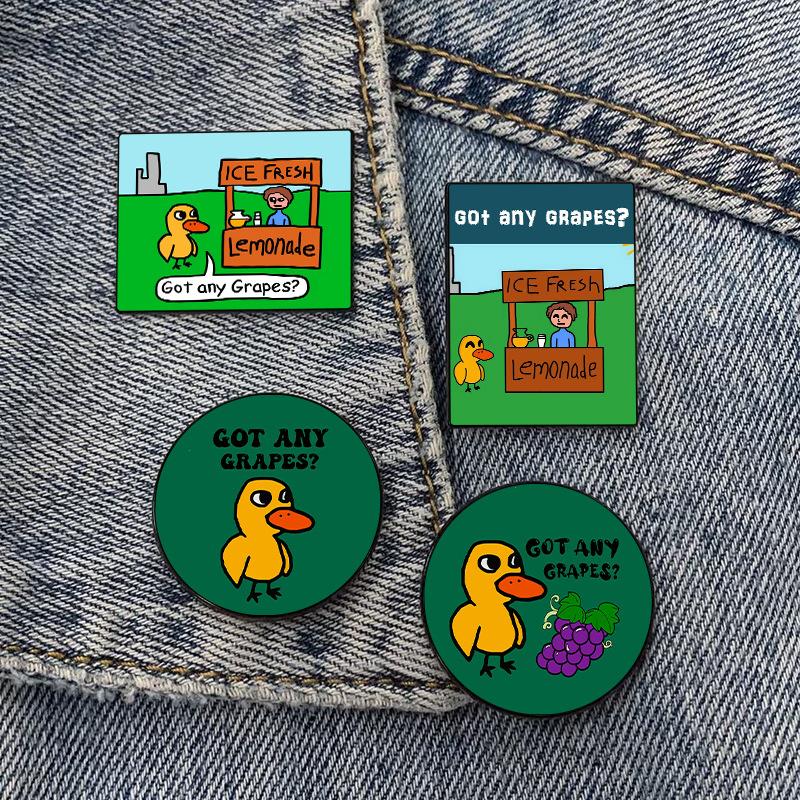 funny quotes brooch Cute Anime Movies Games Hard Enamel Pins Collect Cartoon Brooch Backpack Hat Bag Collar Lapel Badges