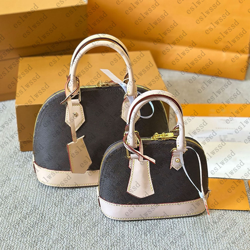 designer bag shoulder bag mini Bag Allmas BB Top Handle Shell Handbag Luxury crossbody bag tote bag Carrying Bag Women Classic Printed Leather Walle