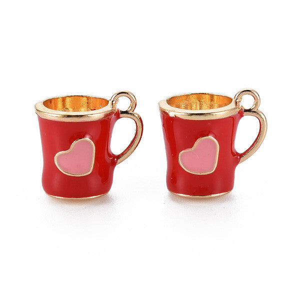 Breloques d'émail d'alliage de placage de support