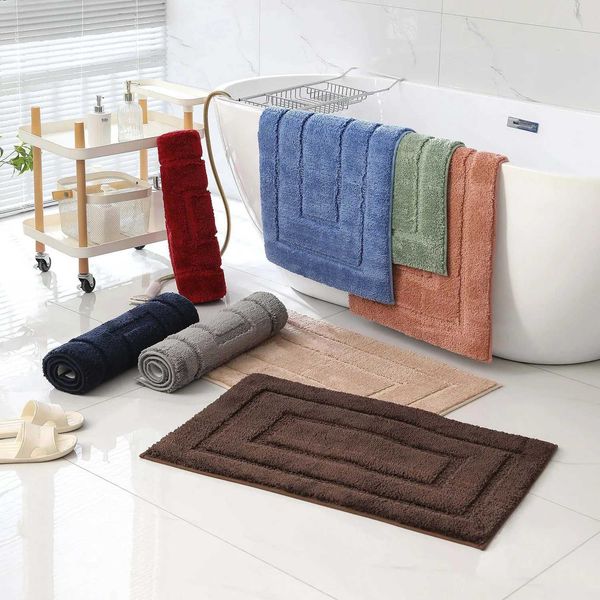 high-quality bathtub carpet luxurious absorbent anti slip bathro floor mat bathro accessorieshe decoration matdoor mat Z250211