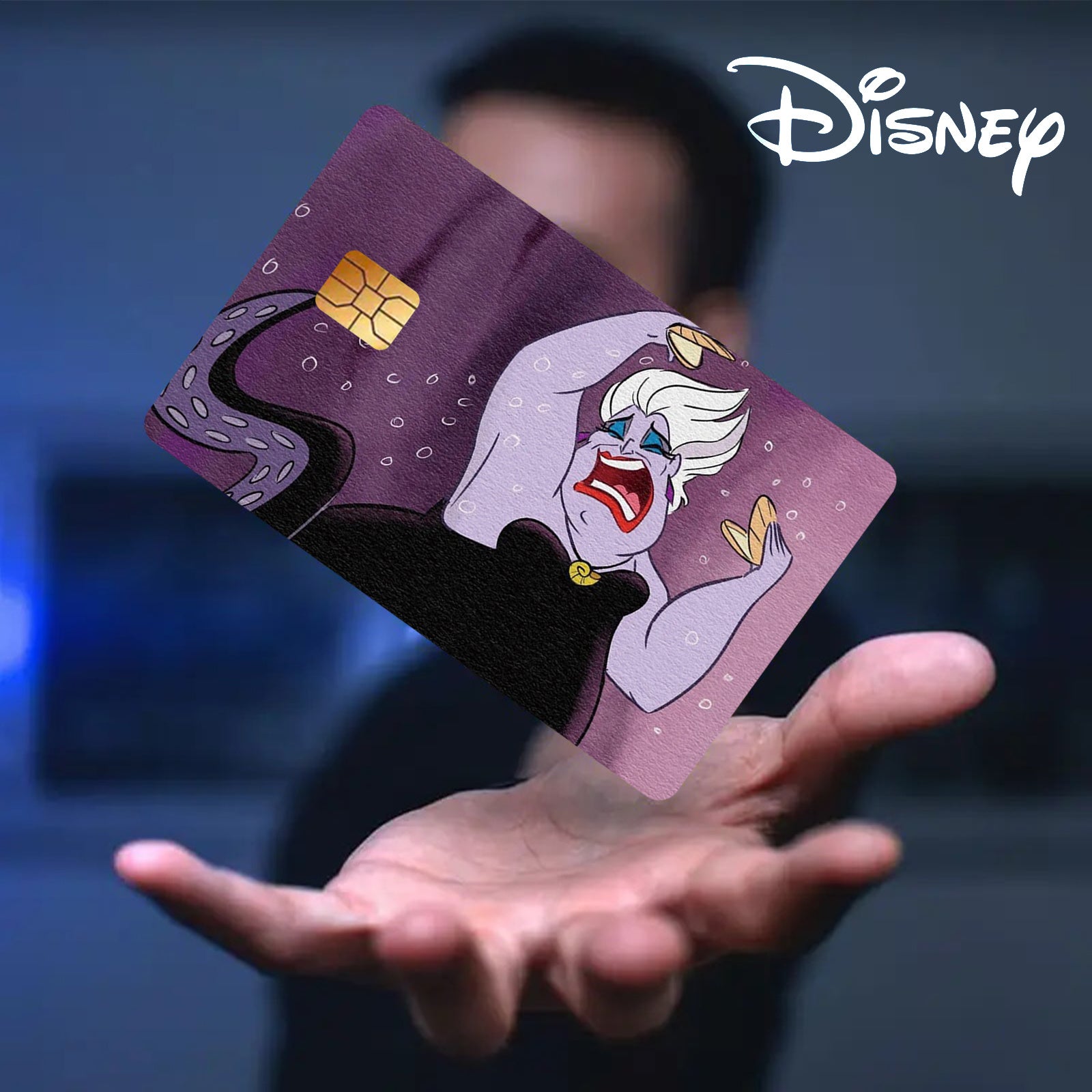 TEMU 1 Set Of 2 Stickers - Cute, Silhouette Design With Purple Hair & Black Dress, No Bubble, Protective Privacy, , Pvc Material, Cards, Keys, And