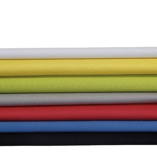 50D 100G knitted school uniform T-shirt flat cloth composite bottom fabric