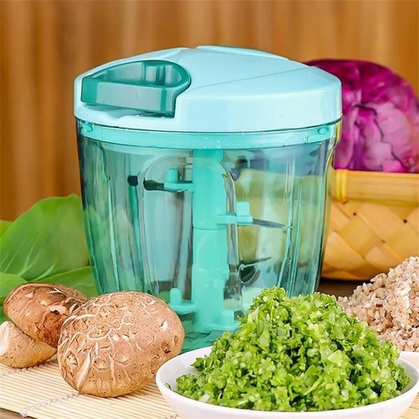 YX for Manual Vegetable Fruits Salad Nuts Garlic Onions Chopper Hand Pull String Cutter Mincer Blender Food Processor 20227C