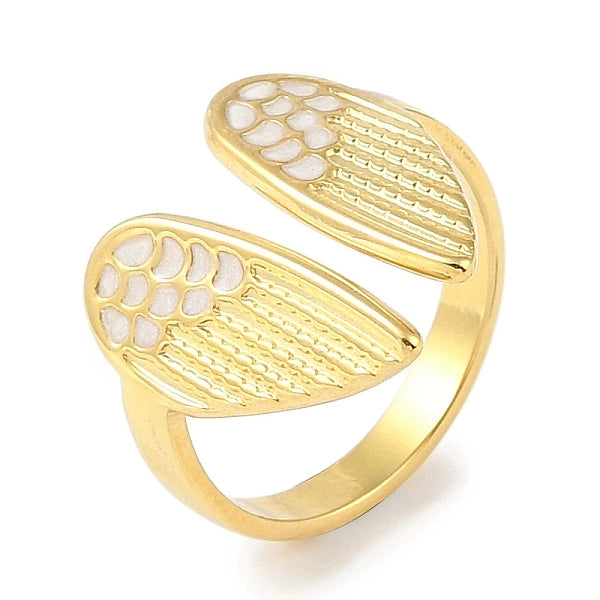 Bagues de manchette à ailettes en acier inoxydable 304 avec placage ionique (IP)