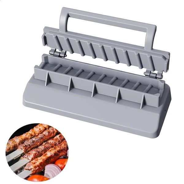 Hand made BBQ kebab making machine Turkiye reusable BBQ mold kitchenware BBQ accessories BBQ kebab making machine outdoor cooking picnic 240