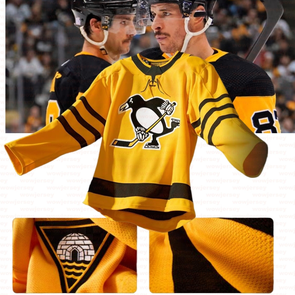 #87 Sidney Crosby pittsburgh 2025 new hockey jersey penguin Kris Letang Erik Karlsson Evgeni Malkin Bryan Rust Tristan Jarry Mathew Dumba Rutger McG