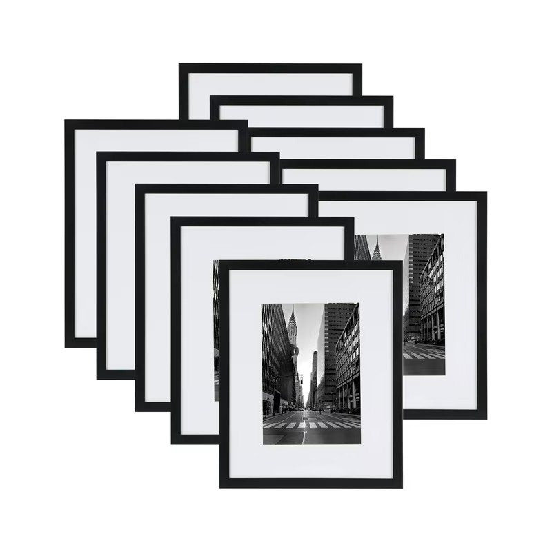 TEMU 8 X 10 Picture Frames Set Of 6 Gallery Wall Frame Set Thin Tabletop Family Frame With Plastic Glass Horizontal Or Vertical Displays