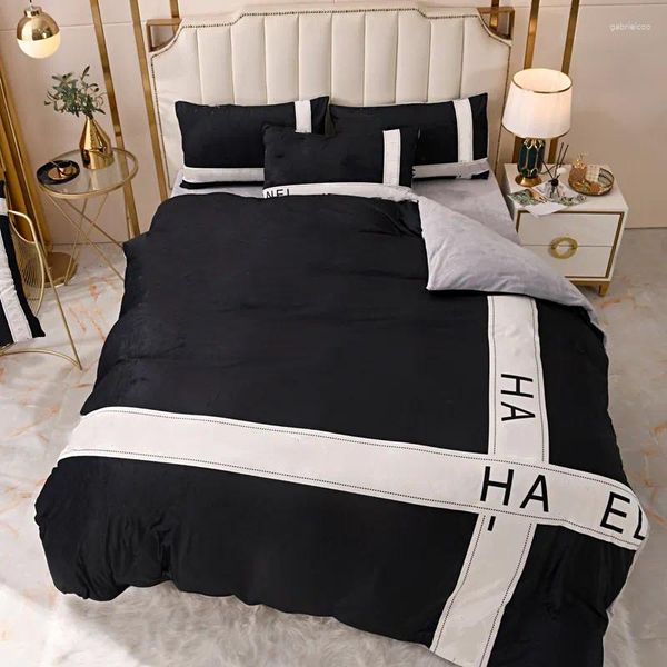 Bedding Sets Designers Fashion Pillow Tabby 2pcs Comforters Setveet Duvet Cover Bed Sheet Comfortable King Quilt Size