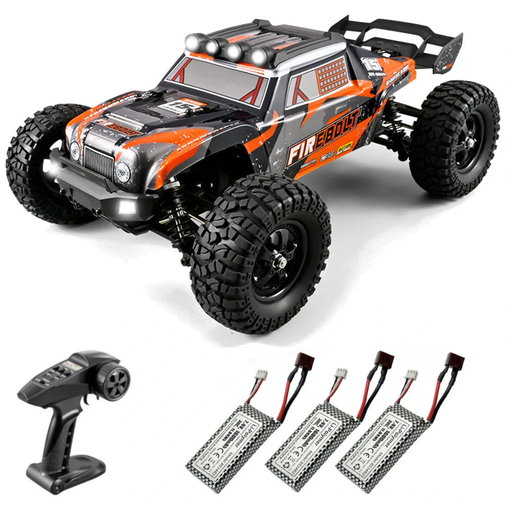 HBX Haiboxing 901A Several Battery RTR 1-12 2.4G 4WD 50km-h Brushless RC Cars Fast Off-Road LED Light Truck Models Toys