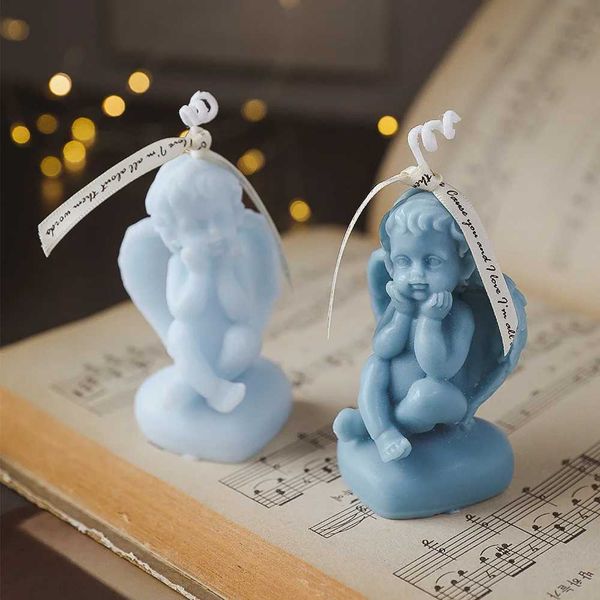 Little Angel Incense Candles Instable Birthday Decoration Handmade Incense Candles W250110
