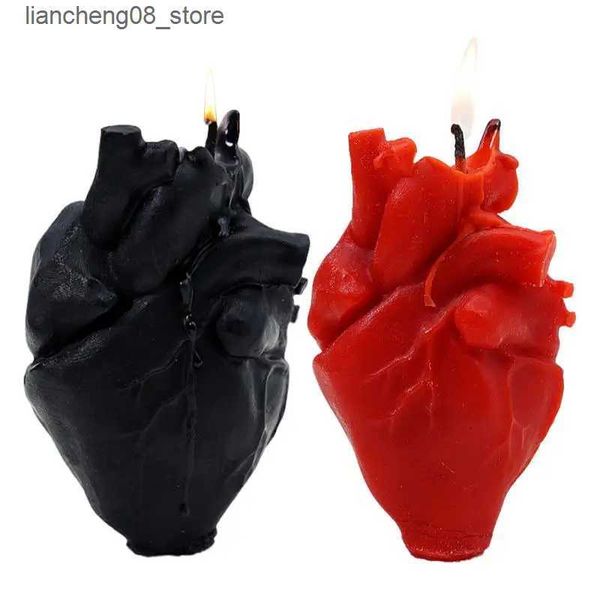 Scented Candle Heart Shape Scented Candle Aromatherapy Candle Scented Candles Fragrant Candles Table Centerpieces Anatomical Heart Shaped So