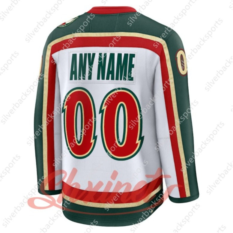 Custom 2025-2026 Home Away Hockey Jersey Kirill Kaprizov Marc-Andre Fleury Matt Boldy Marcus Foligno Marco Rossi Mats Zuccarello Brock Faber Vladimi