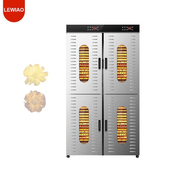 Industrial Food Dehydrator Dry Fruit Dryer Machine 80 Trays Dried Fruit Cabinet Food Dryer Celery Tomato Potato Dehydrator