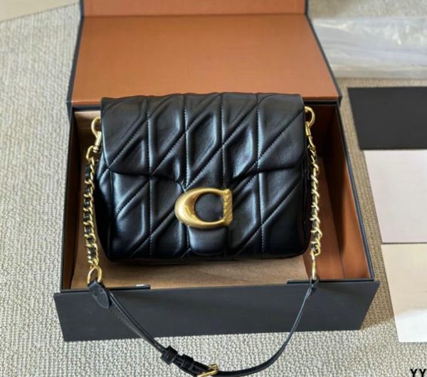 designer Square Tabby Shoulder bag Black pebbled texture tote crossbody Bag square messenger bags handbag luxury envelope ladies tabby handb