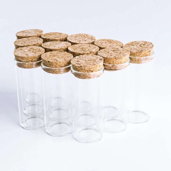 Straight Mouth Glass Bottle 70*30Mm 30Ml Cork Stopper Spice Container Jars Vials DIY Craft Kitchen Storage Bottles 12Pcs-Lot