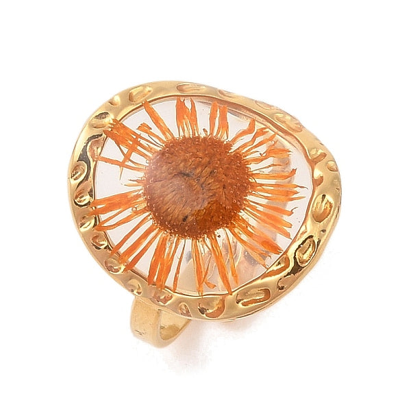 Bagues de manchette ouvertes plates et rondes en acier inoxydable 304 avec placage ionique (IP) pour femmes