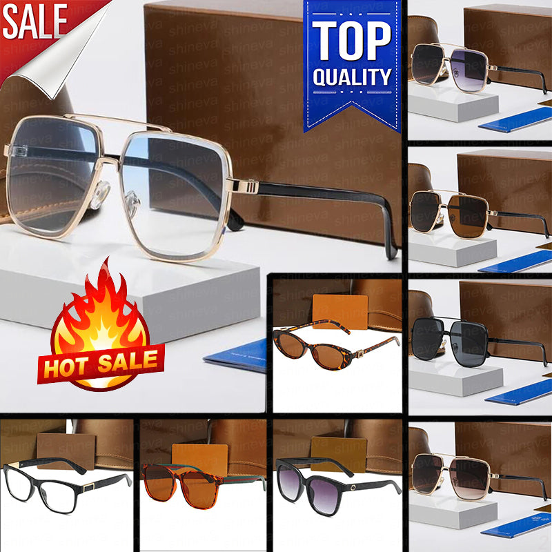 Men Designer Sunglasses for Occhiali Da Sole Uomo High Quality Eyeglass Women Men Glasses Womens Sun Glass UV400 Lens Fashion sunglasses suitable ou