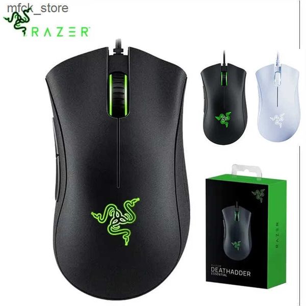 Razer DeathAdder Essential Gaming Mouse - Wired Mice 6400DPI 5 Independently Buttons For Laptop PC Gamer J241220