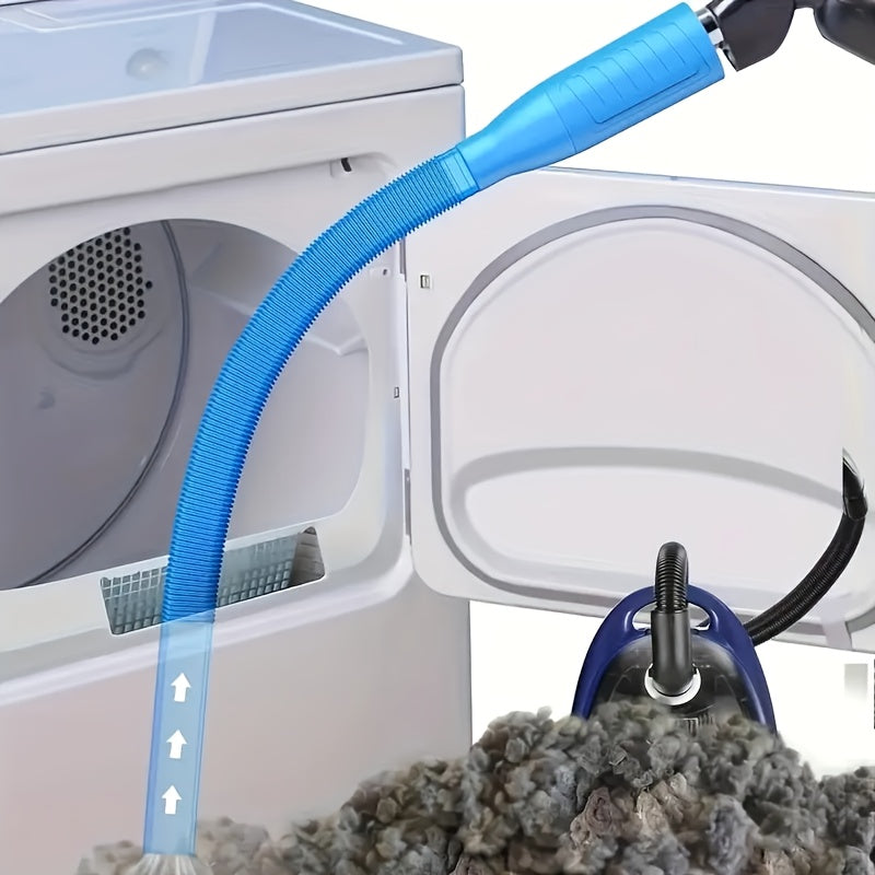 TEMU [1 Piece]dryer Vent Cleaning Kit (vacuum Cleaner Compatible Adapter) - Design, Integrating A Lint Collector, A High-pressure Cleaner, And A