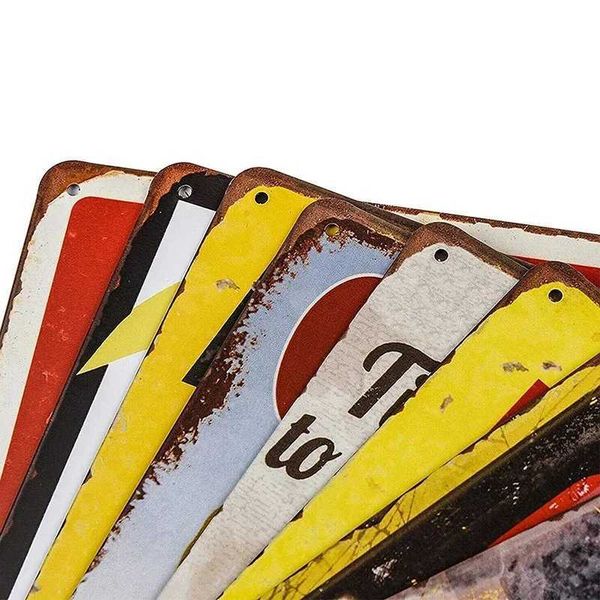 Metal Painting Vintage metal tin plaque rum captain wine wall decoration art poster mens cave home coffee garden club bar vintage iron paint