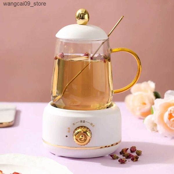 Health Pots 0.4-0.6L Health pot office small tea maker household mini health cup tea stove flower boiling tea pot 220V J241116