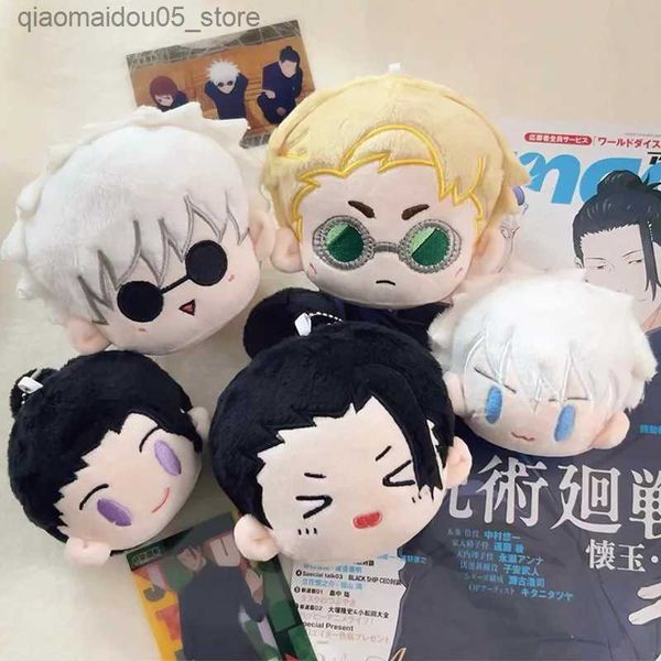 Plush Dolls 10cm Anime Jujutsu Kaisen Pendent Push Doll Satoru Gojo Itadori Yuji Fushiguro Megumi Inumaki Toge Nanami Kento Stuffed Toys Q24