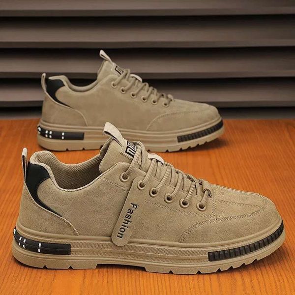 Spring Men&#039;s New Breathable Work Safety Shoes Trendy Versatile Non-slip Sports Comfortable Eva Insoles Rubber Upper