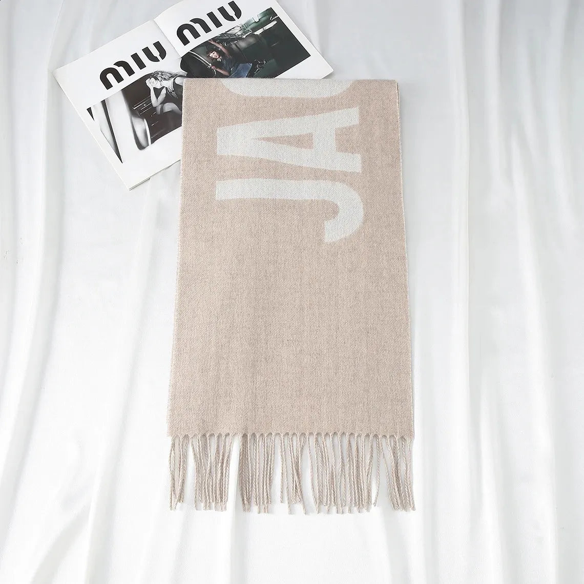 WOOL Lettered Jacquard Man Scarf n Wool Woven Men Shawl Fashion Women Lady Pashmina Wraps gift