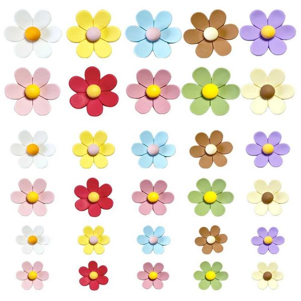 Refrigerator magnets cute magnets storage cabinet magnets colorful decorative magnets interesting 3D floral magnets interesting refrigerant