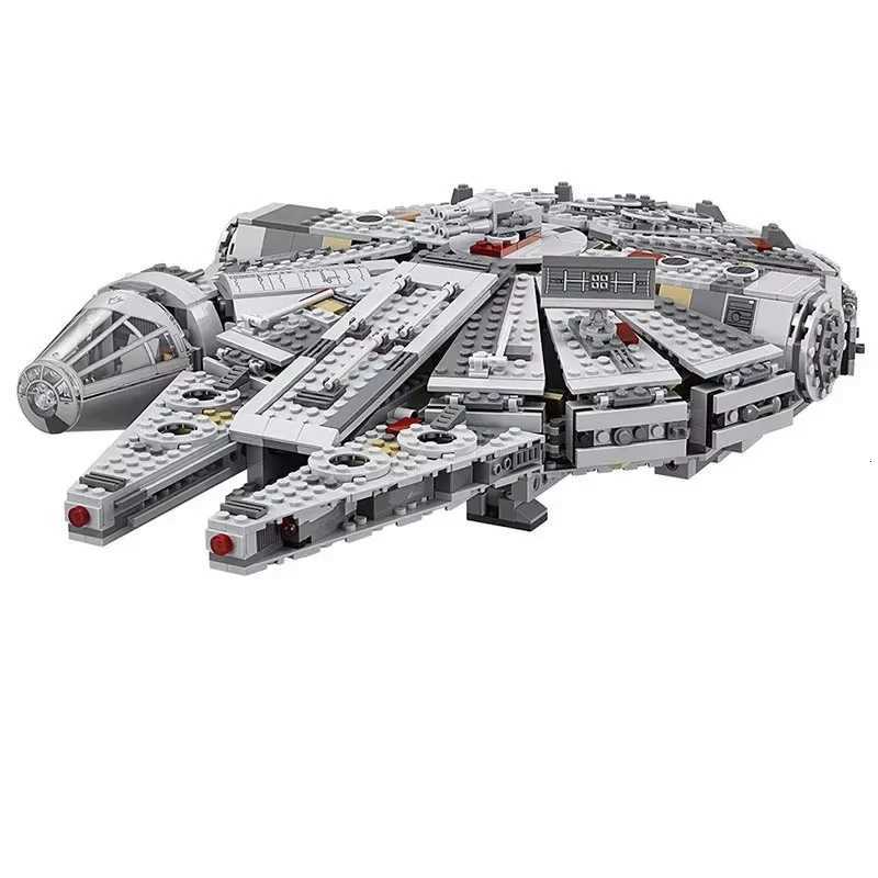 1381Pcs Millennium Ship Force AWakens Set Compatible Falcon Model Building Blocks Toys For CHIldren Gift Kids Z250718