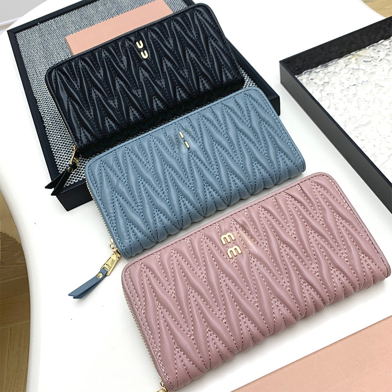 designer Passport wallet Cover card holder women leather wallet pocket organizer cardholder women clutch bags coin original box dust bag Short long