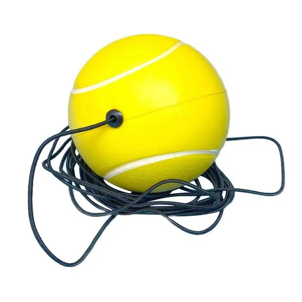 Elastic tennis coaching ball exercise equipment with rope sports tools tennis coaching ball 63mm tennis training ballW241217