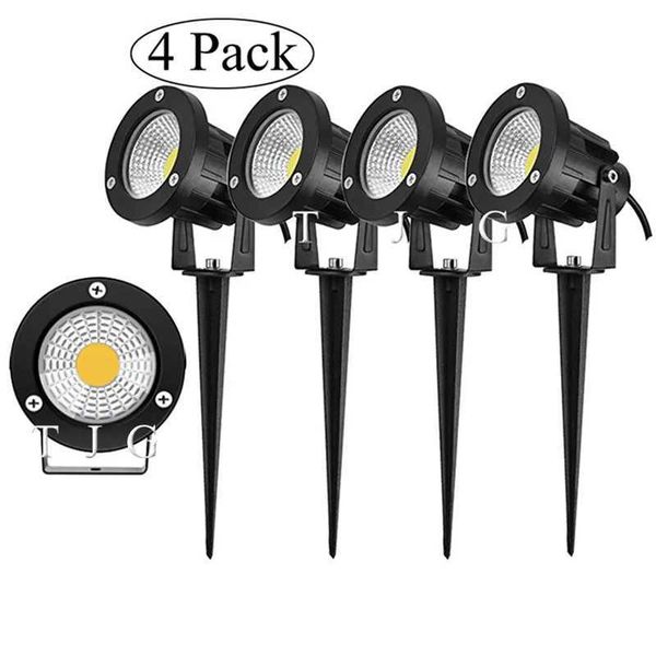 New COB Garden Lawn Light AC85-265V DC12V Outdoor LED Peak Light 3W 5W 10W Road Landscape Waterproof Spot Light Bulb X241102