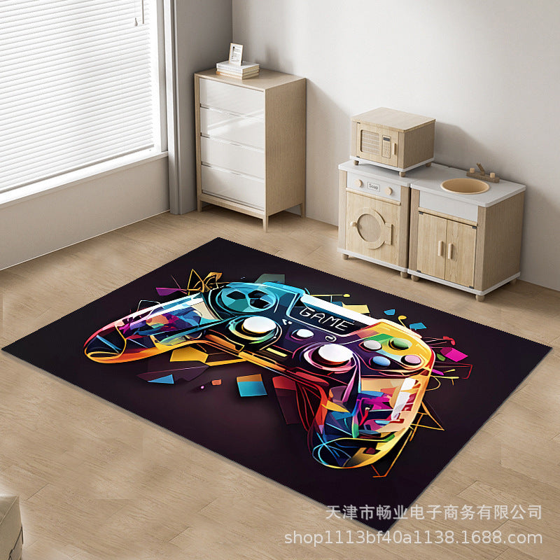 Game Console Carpet Video Game Handle Floor Mat Cartoon Bedroom Children&#039;s Carpet Can Be Sent on Behalf Of