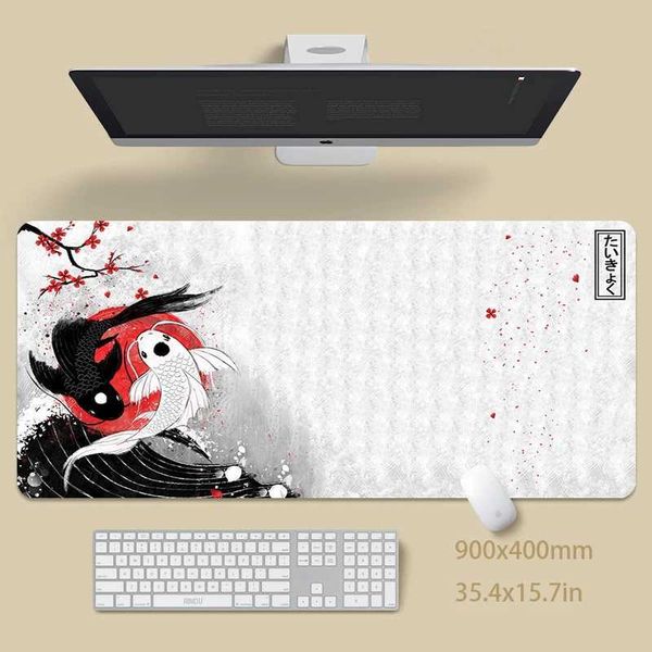 Fish Art Gaming Mousemats Gamer Mousepads Mouse Mat Large Mousepad Desk Pad Keyboard Mats Table Pads Mouse Pads Design Mouse Pad Y240821