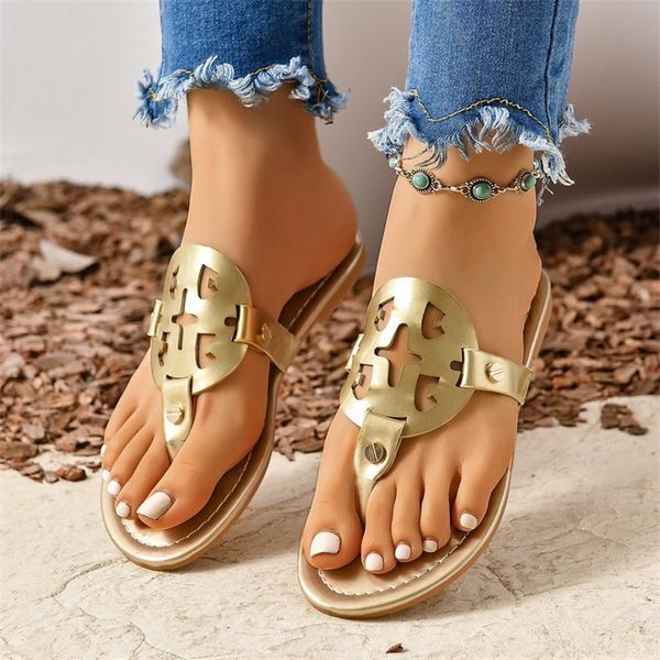 free shipping designer Slippers New summer sandal for 2025 outdoor Scuffs for woman Casual vintage sliders size 36-43