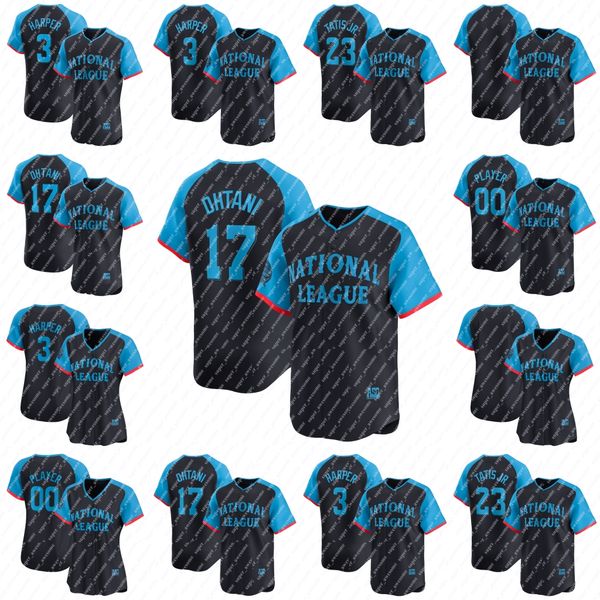 2024 All-Star Game Baseball Jersey Contreras Harper Marte Bohm Turner Profar Tatis Ohtani Merrill | Breathable Fabric