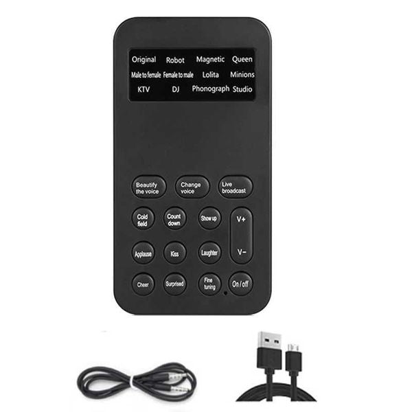S9 speech converter 12 speech converter modulator with adjustable speech function telephone computer sound card microphone tool durable B240