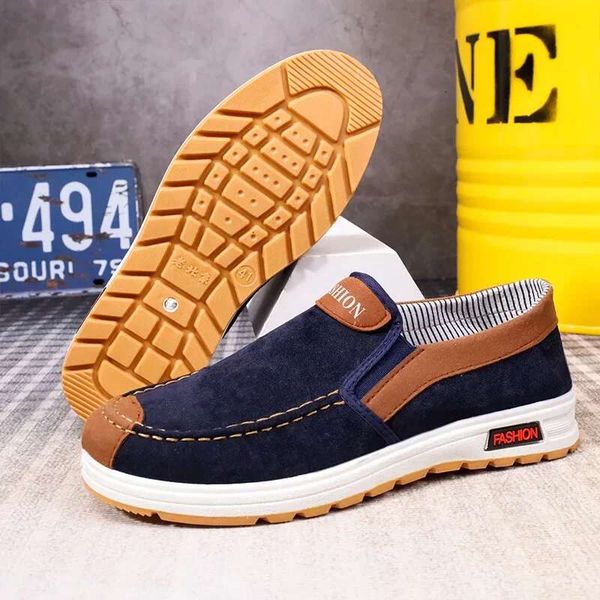 for Men Plus Size Male Loafers Casual Comfortable Sneakers Slip On leisure Shoes Lightweight Vintage Flats