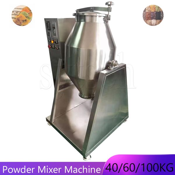 Cone Blending Equipment Flour Food Powder Premix Blender Machine Double Cone Mixer